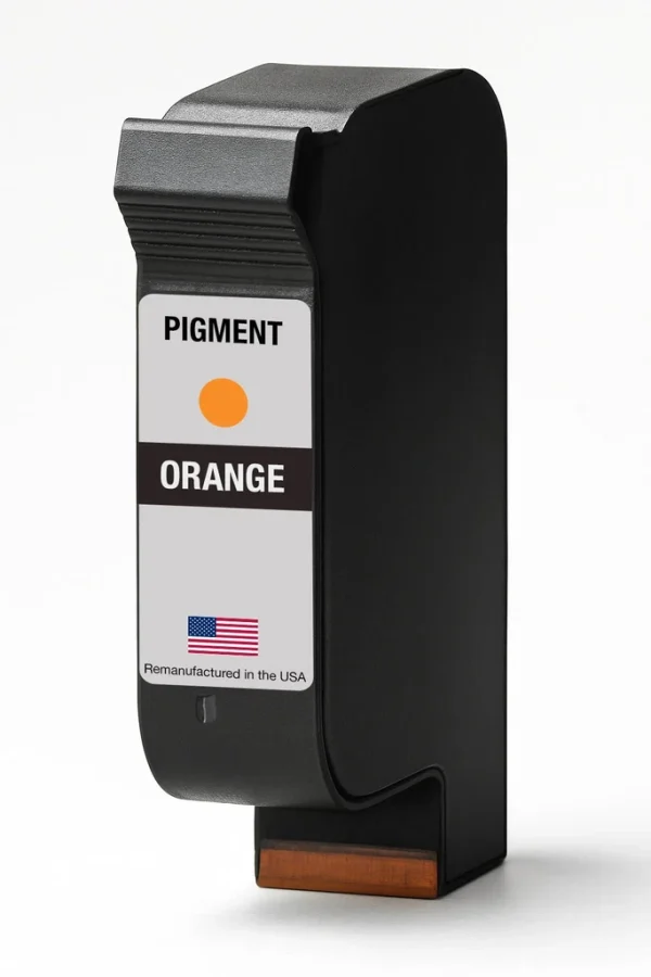 U.S. Remanufactured TIJ Pigment Orange Thermal Inkjet Cartridge