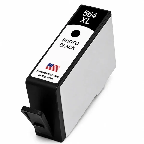 U.S. Remanufactured for HP 564XL (CB322WN) Photo Black Ink Cartridge