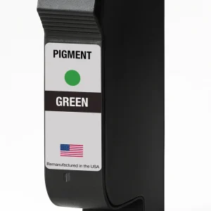 U.S. Remanufactured TIJ Pigment Green Thermal Inkjet Cartridge