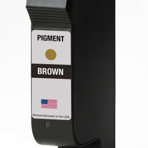 U.S. Remanufactured TIJ Pigment Brown Thermal Inkjet Cartridge