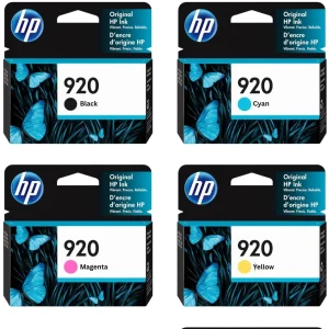 New, Pre-Owned - HP New, Pre-Owned - 920 Black, Cyan, Magenta & Yellow Ink Cartridges