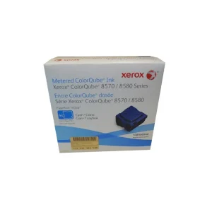 New, Pre-Owned - Xerox ColorQube 8570 / 8580 Cyan Solid Ink Pack (4 Sticks) (108R00946)