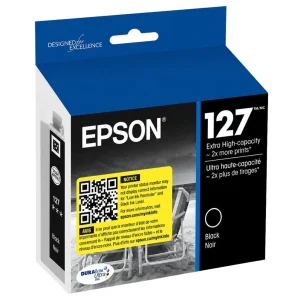New, Pre-Owned - Epson 127 Black ink cartridge, Extra High Yield Capacity