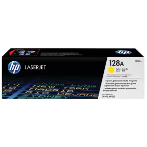 New, Pre-Owned - HP 128A Standard Yield Yellow Toner Cartridge, CE322A