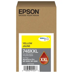 New, Pre-Owned - Epson 748XXL DURABrite Pro Extra High-Yield Yellow Ink Cartridge, T748XXL420