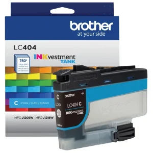 New, Pre-Owned - Brother LC404 Standard-Yield Cyan Ink Cartridge, LC404C