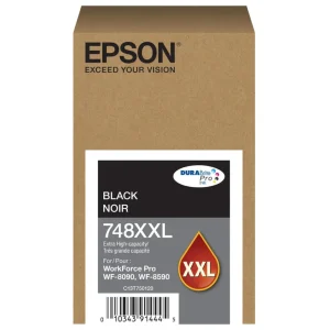 New, Pre-Owned - Epson 748XXL DURABrite Pro Extra High-Yield Black Ink Cartridge, T748XXL120
