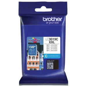 New, Pre-Owned - Brother LC3019 Super High-Yield Cyan Ink Cartridge, LC3019C