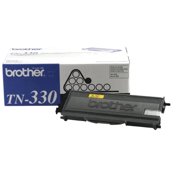 New, Pre-Owned - Brother Standard-Yield Black Laser Toner Cartridge, TN330