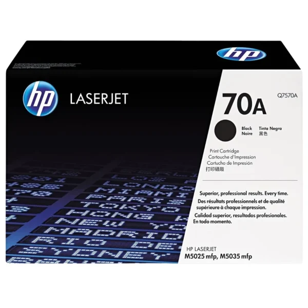 New, Pre-Owned - HP 70A Standard-Yield Black Laser Toner Cartridge, Q7570A