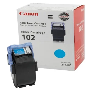 New, Pre-Owned - Canon CRG-102 High-Yield Cyan Toner Cartridge, 9644A006AA