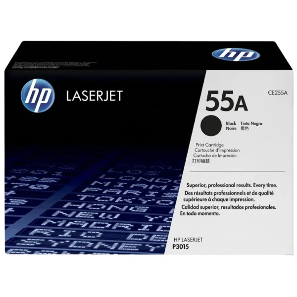 New, Pre-Owned - HP 55A Standard-Yield Black Laser Toner Cartridge, CE255A