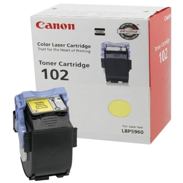 New, Pre-Owned - Canon CRG-102 High-Yield Yellow Toner Cartridge, 9642A006AA