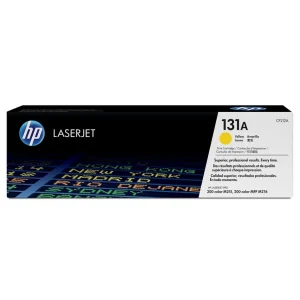 New, Pre-Owned - HP 131A Standard-Yield Yellow Laser Toner Cartridge, CF212A