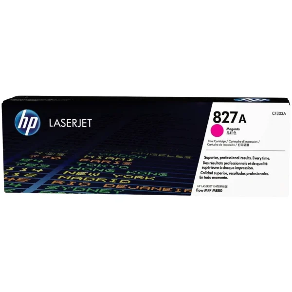 New, Pre-Owned - HP 827A Standard-Yield Magenta Laser Toner Cartridge, CF303A