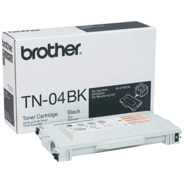 New, Pre-Owned - Brother TN04BK Black Laser Toner Cartridge