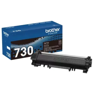 New, Pre-Owned - Brother TN-730 Standard-Yield Black Toner Cartridge