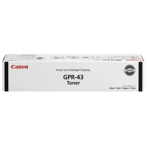 New, Pre-Owned - Canon GPR-43 Black Toner Cartridge, 4792B003AA