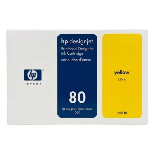 New, Pre-Owned - HP 80 Yellow Printhead Only DesignJet Ink Cartridge, C4823A