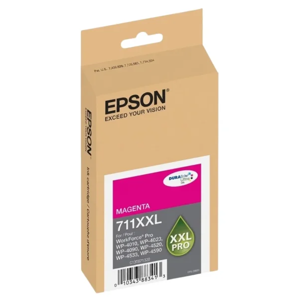 New, Pre-Owned - Epson 711XXL Extra High-Yield Magenta Ink Cartridge, T711XXL320