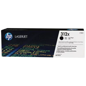 New, Pre-Owned - HP 312X Black High-Yield LaserJet Toner Cartridge, 312X