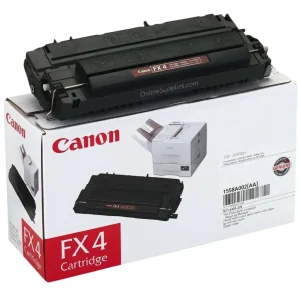 New, Pre-Owned - Canon FX-4 Black Toner Cartridge, 1558A002AA