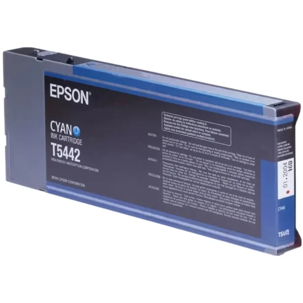 New, Pre-Owned - Epson T5442 High-Yield Cyan 220ml Ink Cartridge, T544200