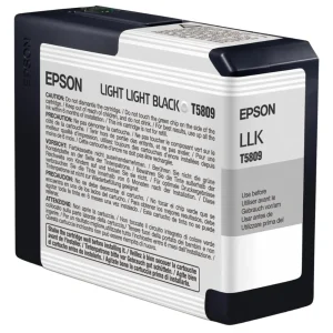 New, Pre-Owned - Epson 80ml UltraChrome K3 Light Light Black Inkjet Cartridge