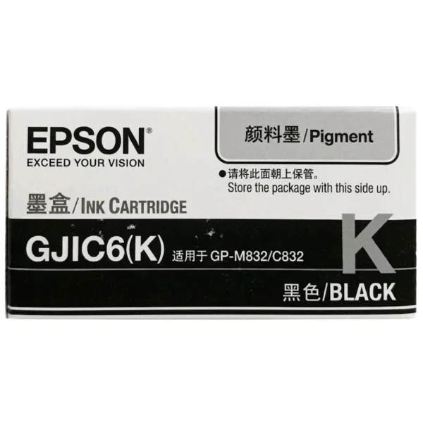 New, Pre-Owned - Epson GJIC6 Black Ink Cartridge