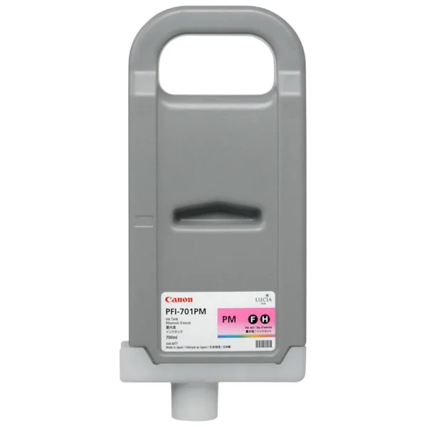 New, Pre-Owned - Canon 700ml PFI-701 Photo Magenta High-Yield Ink Cartridge, 0905B001AA
