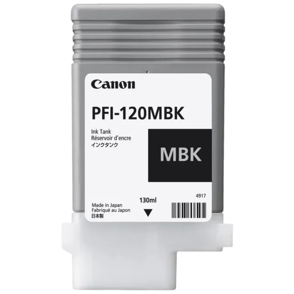 New, Pre-Owned - Canon PFI-120 Matte Black High-Yield Ink Cartridge, 2884C001AA