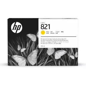 New, Pre-Owned - HP 821 400ml High-Yield Yellow Latex Ink Cartridge, G0Y88A