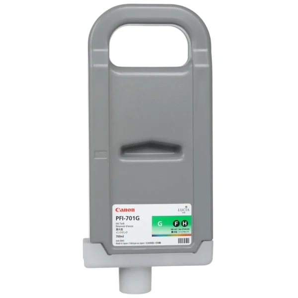 New, Pre-Owned - Canon 700ml PFI-701 Green High-Yield Ink Cartridge, 0907B001AA
