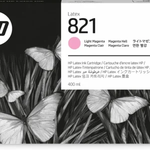 New, Pre-Owned - HP 821 400ml High-Yield Light Magenta Latex Ink Cartridge, G0Y91A
