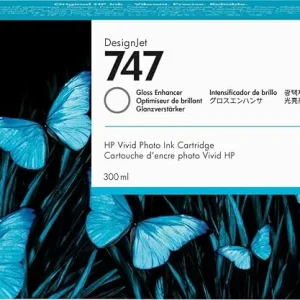 New, Pre-Owned - HP 747 300ml Gloss Enhancer DesignJet Ink Cartridge, P2V87A