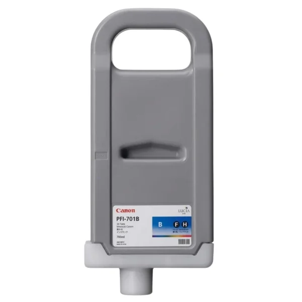 New, Pre-Owned - Canon 700ml PFI-701 Blue High-Yield Ink Cartridge, 0908B001AA