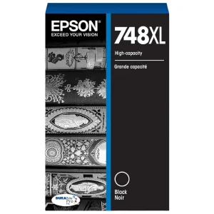 New, Pre-Owned - Epson 748XL High-Yield Black DURABrite Pro Ink Cartridge, T748XL120
