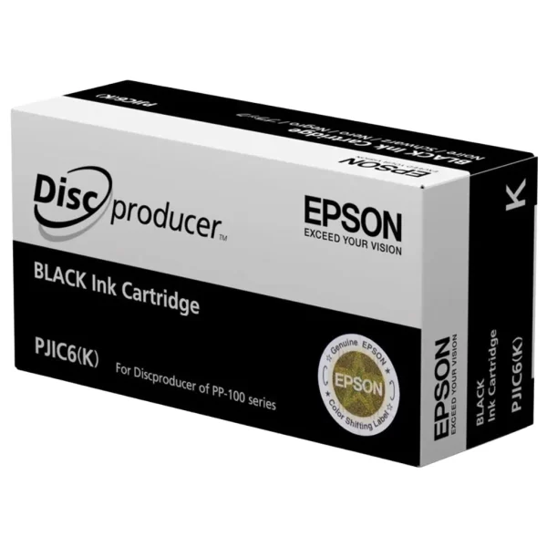 New, Pre-Owned - Epson PJIC6-K High-Yield Black Ink Cartridge