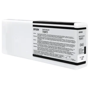 New, Pre-Owned - Epson T5911 Photo Black UltraChrome K3 Ink Cartridge, T591100