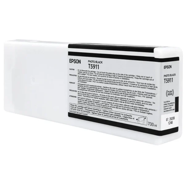 New, Pre-Owned - Epson T5911 Photo Black UltraChrome K3 Ink Cartridge, T591100