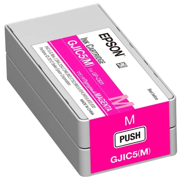 New, Pre-Owned - Epson GJIC5 (M) Magenta Pigment Ink Cartridge