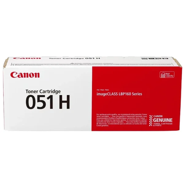 New, Pre-Owned - Canon 051H High-Yield Black Toner Cartridge, 2169C001