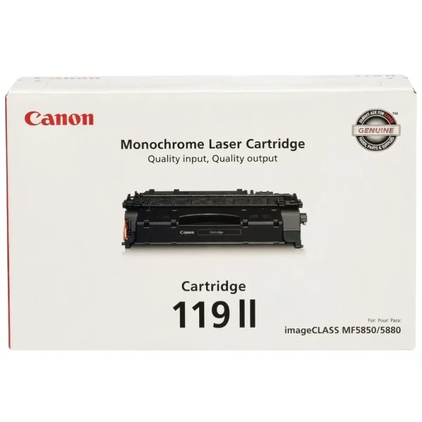 New, Pre-Owned - Canon 119 High-Yield Black Toner Cartridge, 3480B001Â