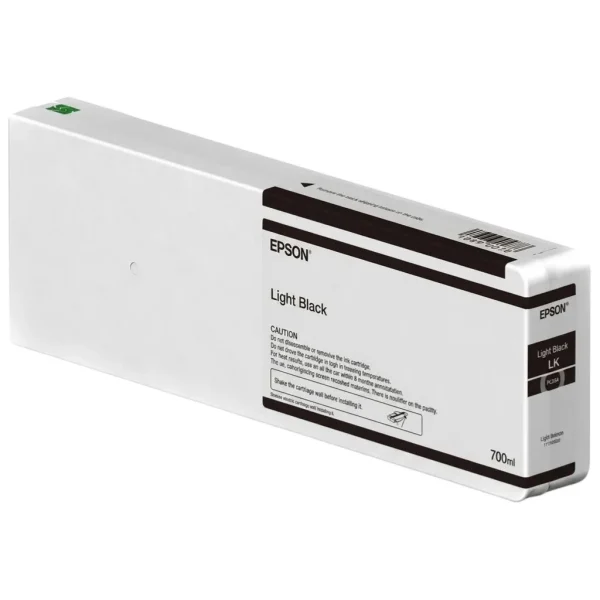 New, Pre-Owned - Epson T55K7 700ml UltraChrome HD Light Black Ink Cartridge, T55K700