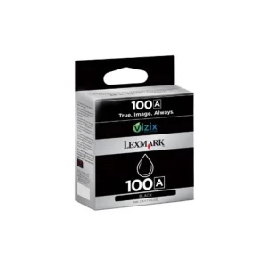 New, Pre-Owned - Lexmark 100A Standard-Yield Black Inkjet Cartridge, 14N0918