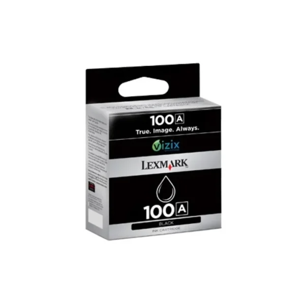 New, Pre-Owned - Lexmark 100A Standard-Yield Black Inkjet Cartridge, 14N0918