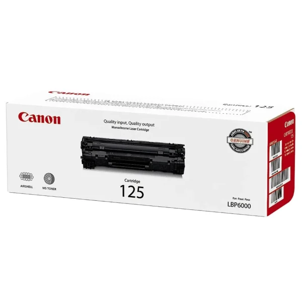 New, Pre-Owned - Canon 125 High Yield Black Toner Cartridge, 3484B001