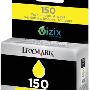New, Pre-Owned - Lexmark 150 Standard Yield Yellow Inkjet Cartridge, 14N1610