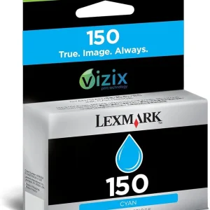 New, Pre-Owned - Lexmark 150 Standard Yield Cyan Inkjet Cartridge, 14N1608