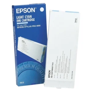 New, Pre-Owned - Epson T412 220ml Standard Yield Light Cyan Ink Cartridge, T412011